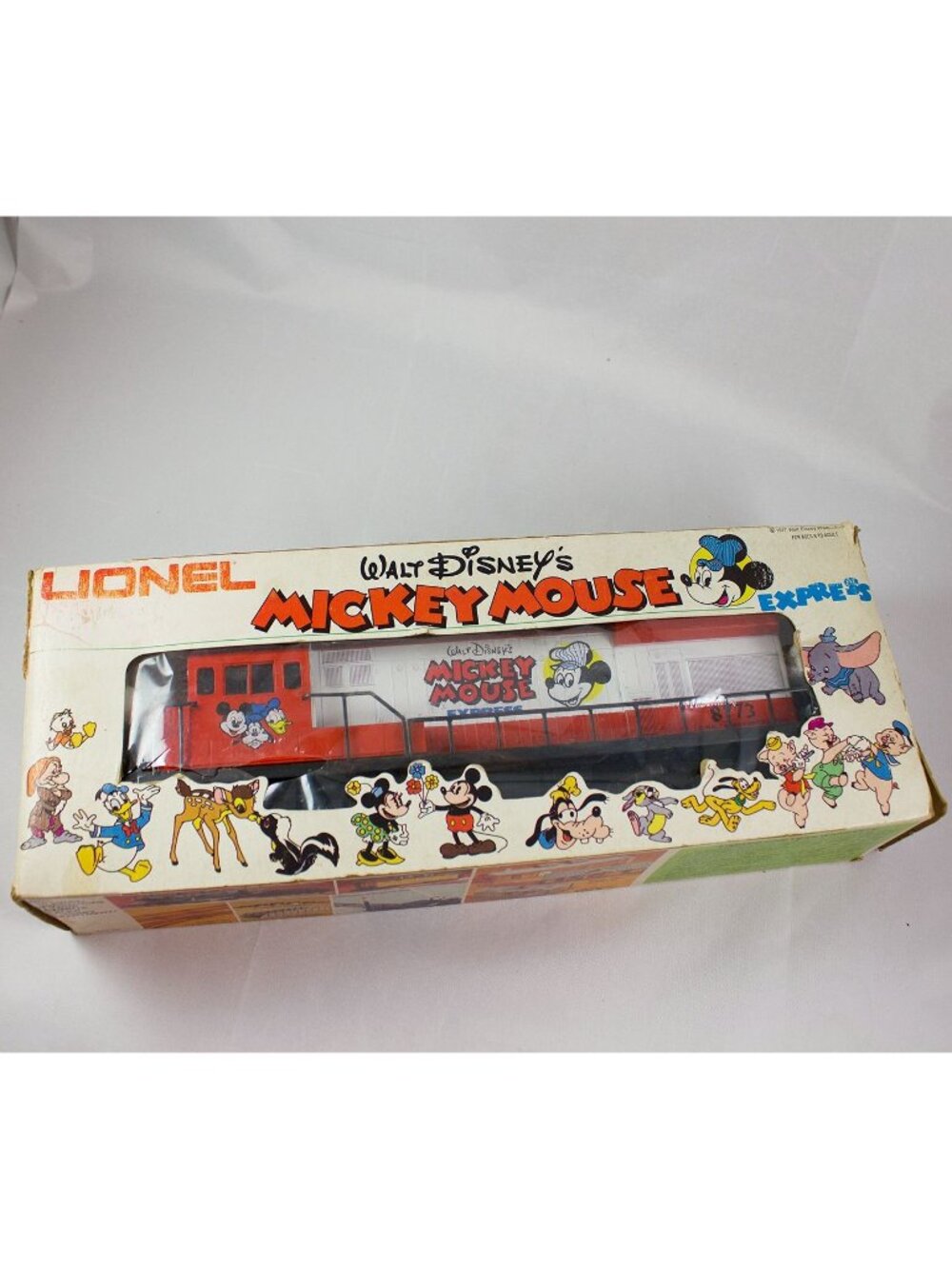 Lionel Disney Mickey Mouse Express 1977 O Gauge U 36B Diesel Engine 6-8773 w/Box
